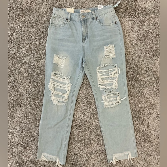 High Rise Straight Jean - Picture 1 of 3